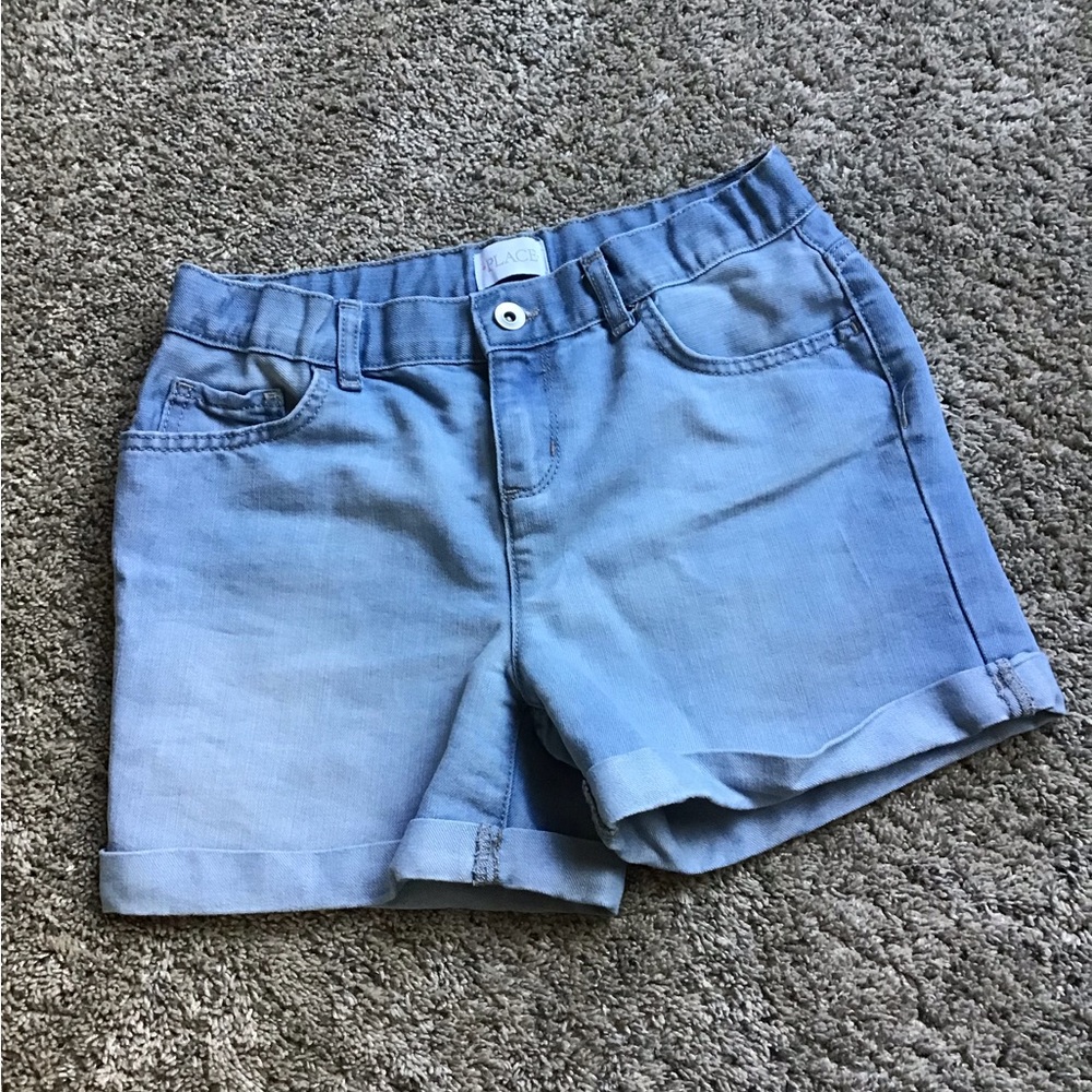 The Children's Place Light Blue Denim Shorts for Girls
